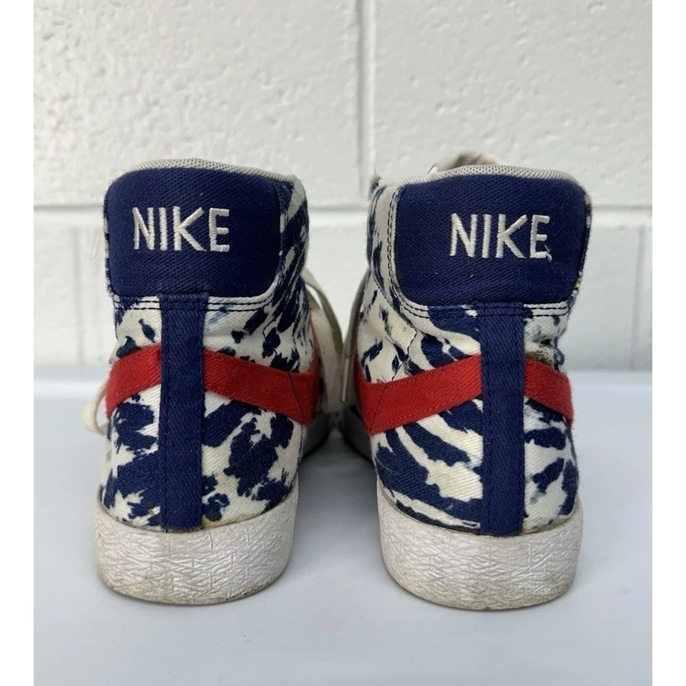 Nike Blazer '77 Vintage Mid Blue Tie-Dye / Youth 7 Women's 8.5 - Picture 5 of 8